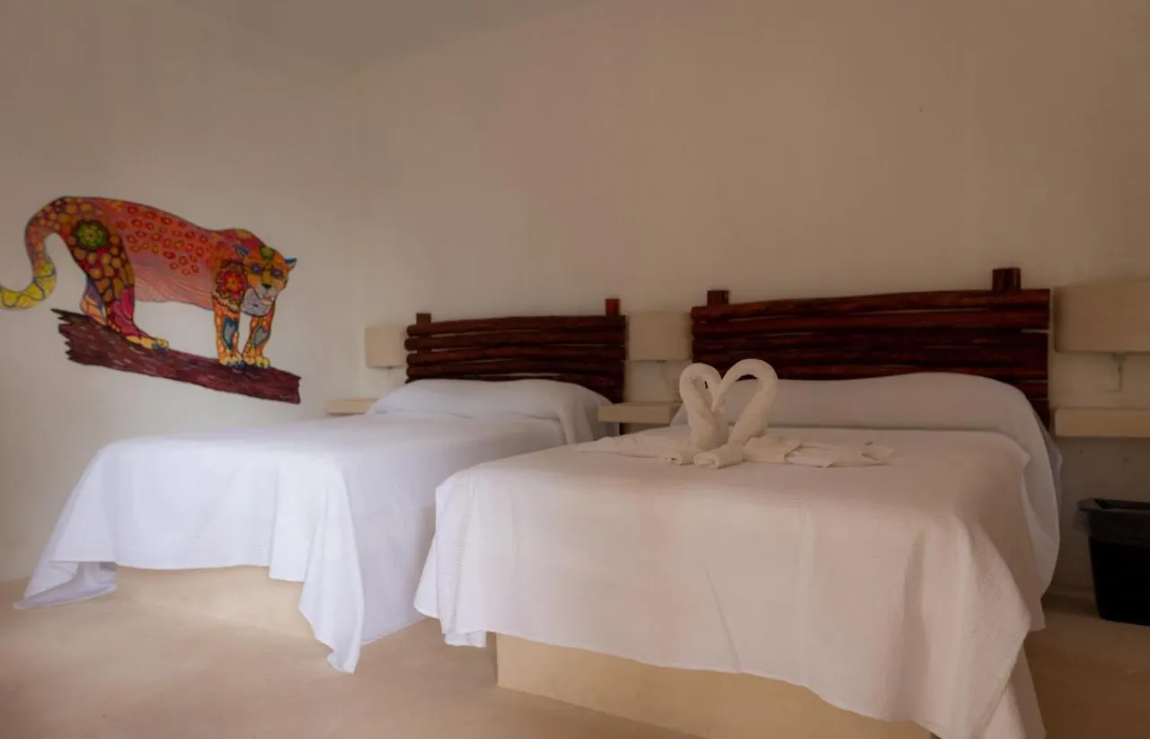 אכסניה Santa Cruz Chico Laguna Bacalar Ichkiichpan מקסיקו