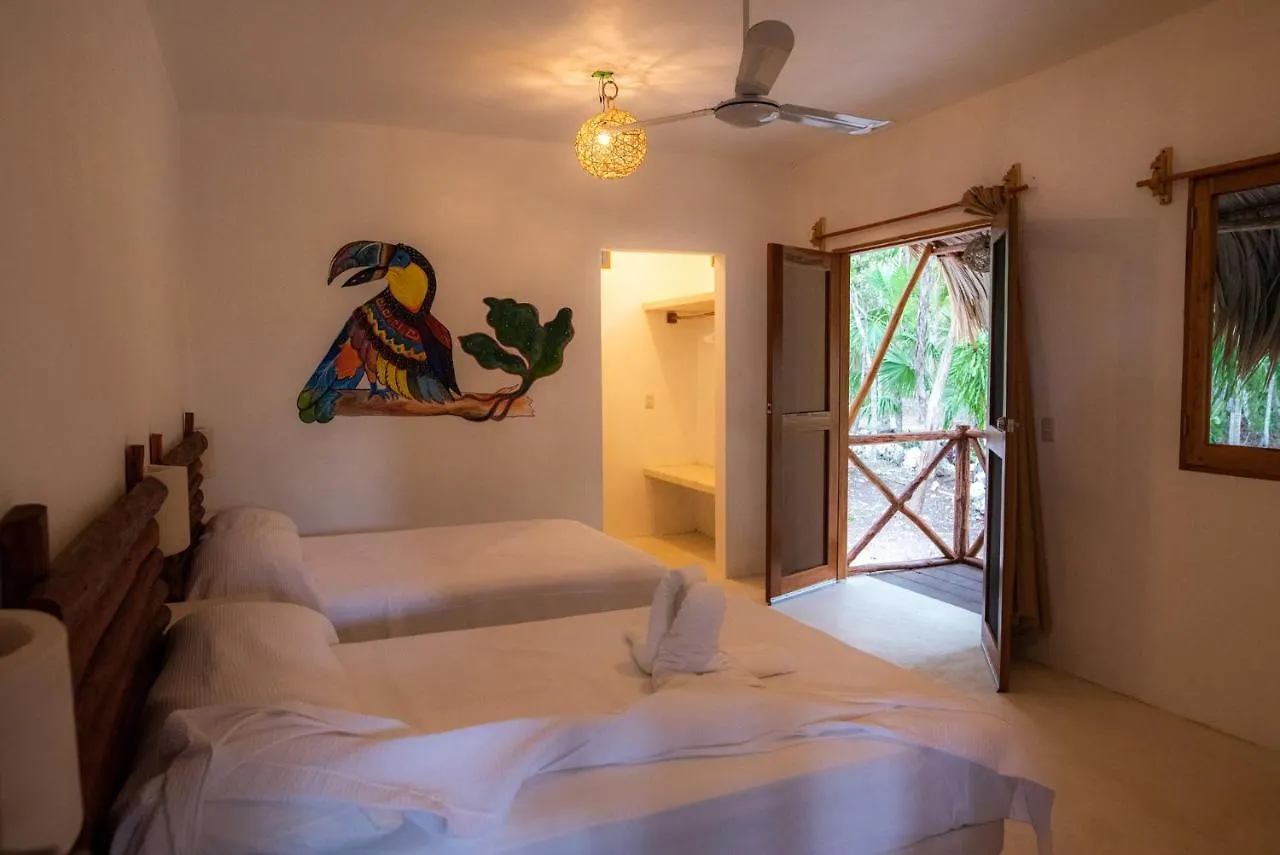 אכסניה Santa Cruz Chico Laguna Bacalar Ichkiichpan מקסיקו