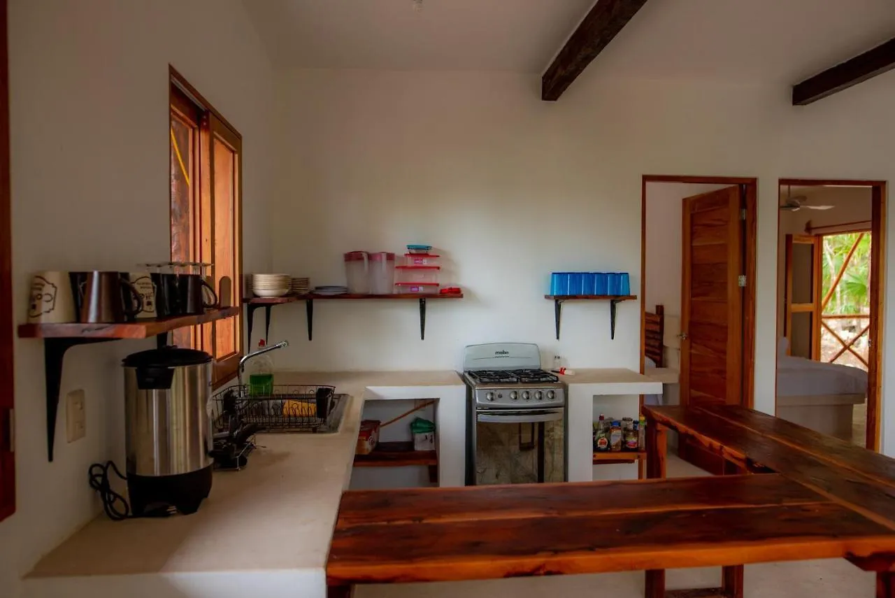 אכסניה Santa Cruz Chico Laguna Bacalar Ichkiichpan